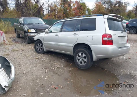 2007 Toyota Highlander V6 из США, поврежденный, VIN JTEGP21A870138436